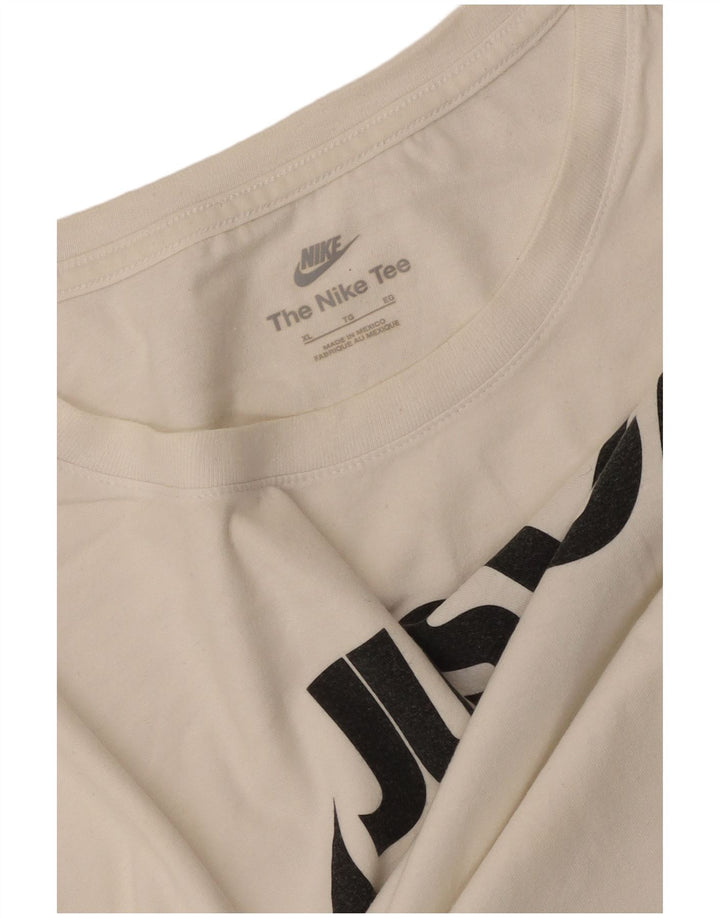 Nike T-shirt graphique pour homme XL Blanc