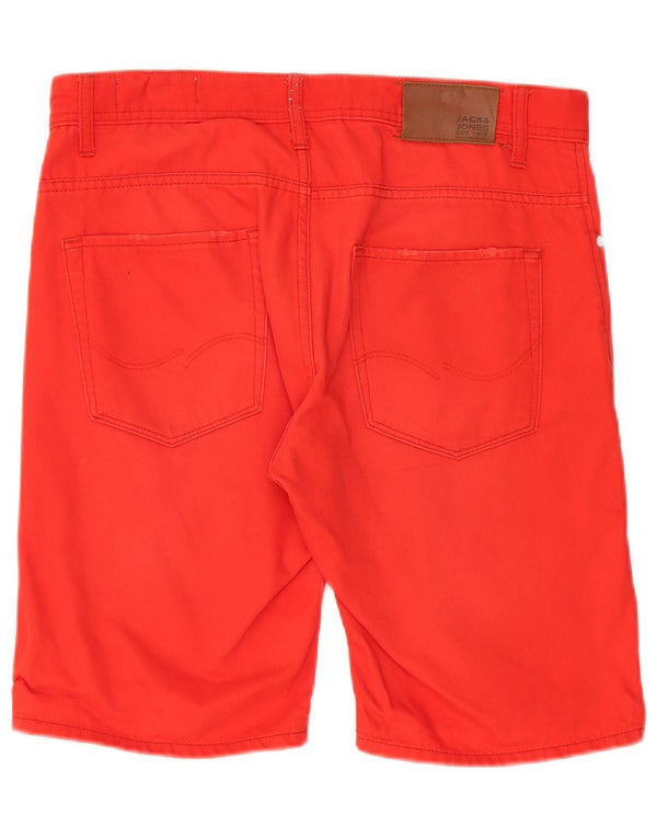 Jack & Jones Short en Jean Homme Large W34 Rouge Coton