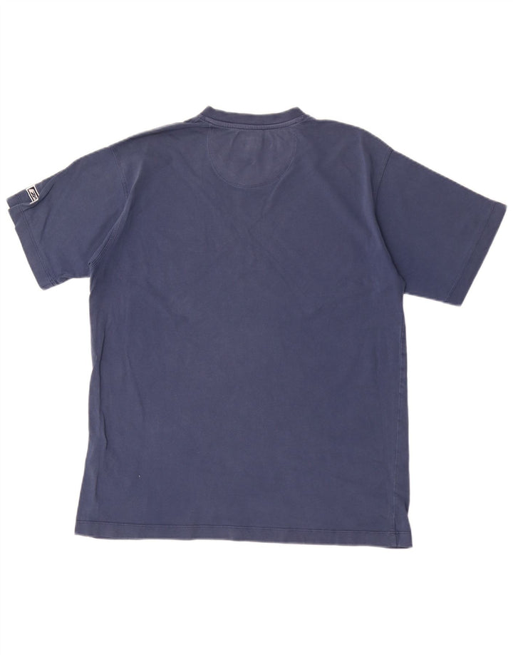 Reebok T-Shirt Homme Haut Petit Bleu Marine Coton