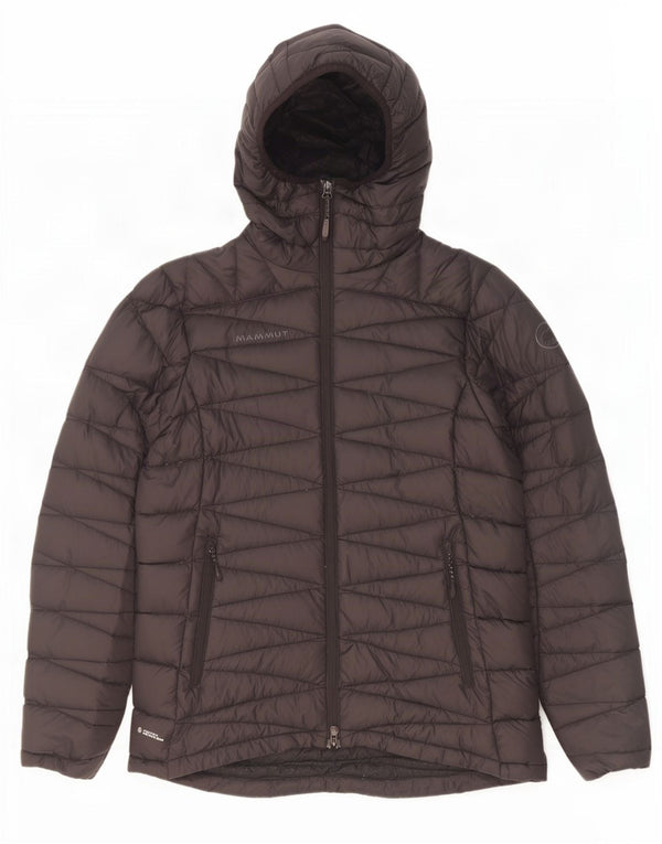 Mammut Veste matelassée à capuche pour femme UK 16 Large Noir