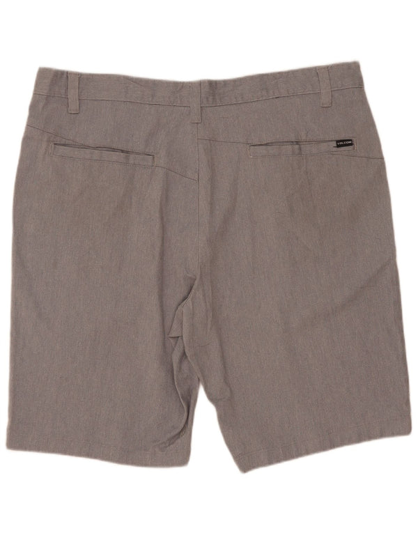 Volcom Short Chino Homme W38 XL Gris Coton
