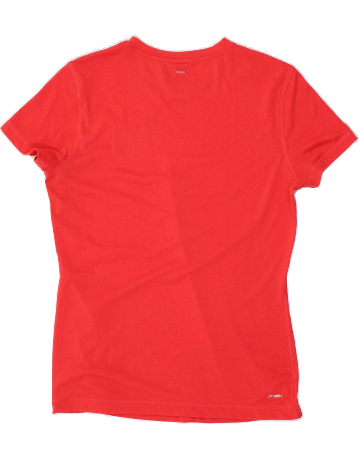 ADIDAS Womens T-Shirt Top UK 12/14 Medium Pink Polyester Vintage Adidas and Second-Hand Adidas from Messina Hembry 