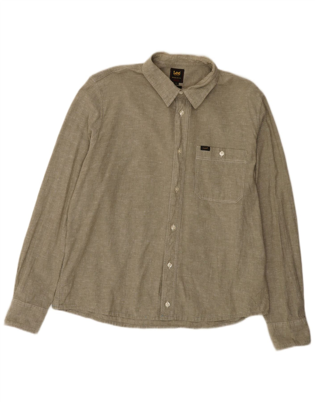 Lee Chemise Regular Fit XL Coton Vert Homme