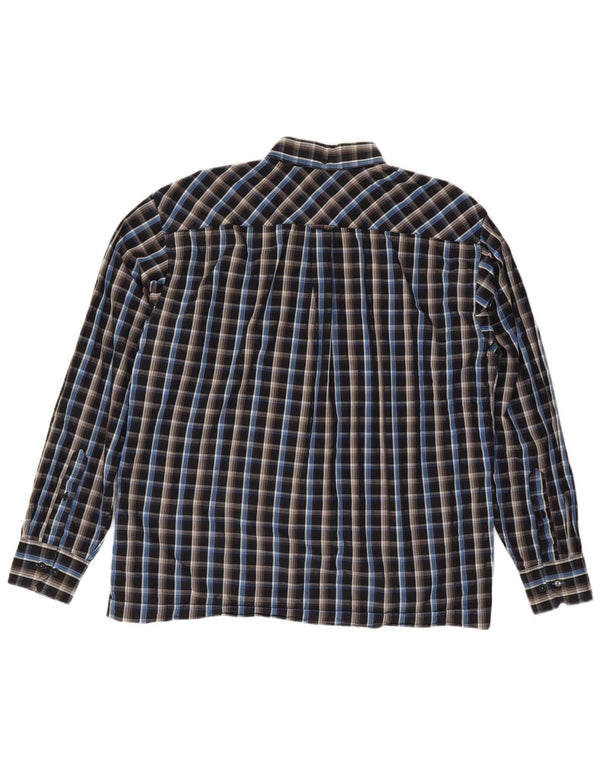 Ben Sherman Chemise Homme 2XL Coton à Carreaux Noir