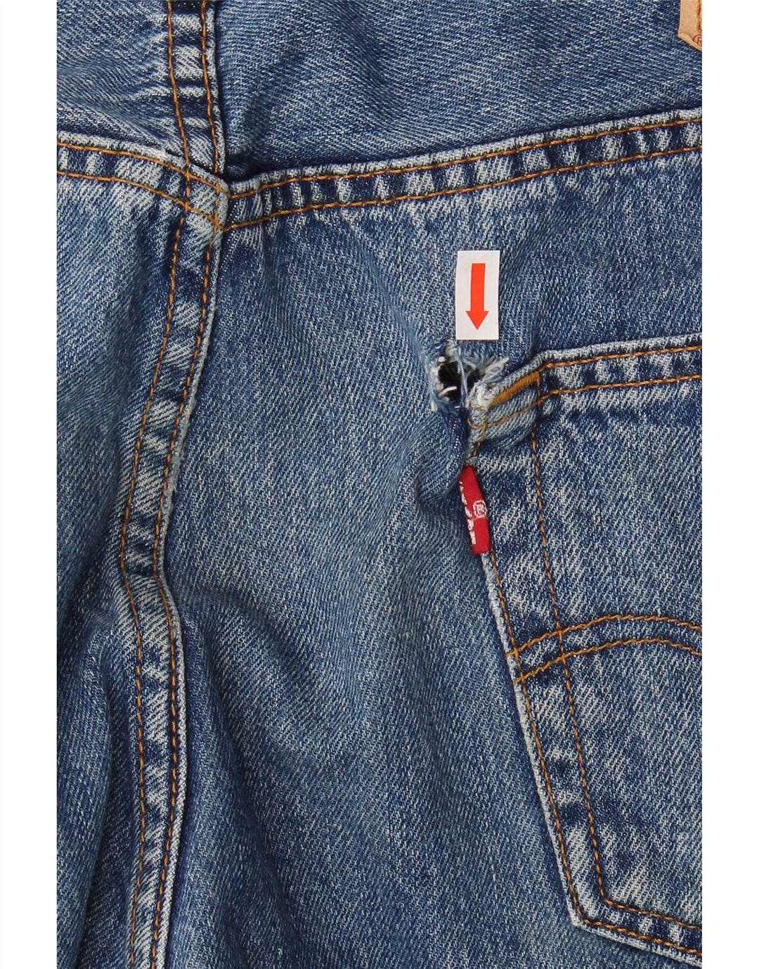 Levi's Jean Droit 501 Homme Bleu W36 L28 Coton