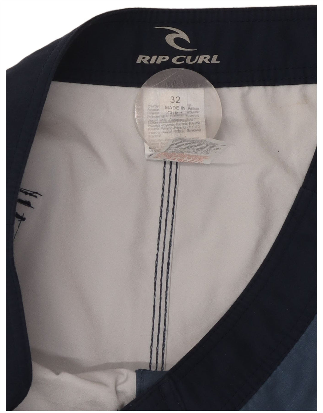RIP CURL Short de Bain Graphique Homme Bleu Marine Moyen Floral Polyester