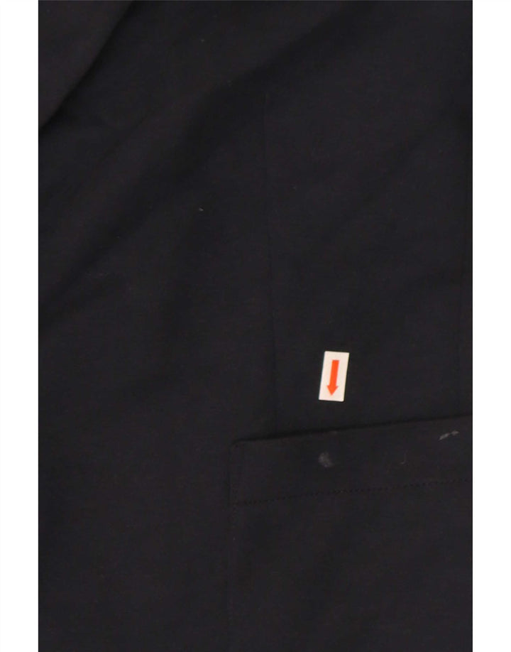 John Lewis Veste blazer à 1 bouton pour femme UK 14 Bleu marine moyen Polyester