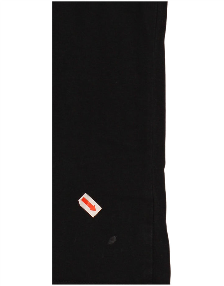 DIESEL T-Shirt Graphique Femme UK 14 Coton Noir Moyen