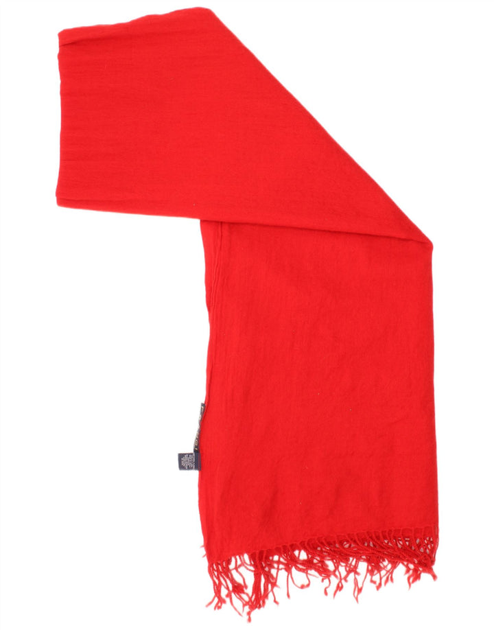 Frangi Écharpe Rectangle Homme Taille Unique Rouge Laine