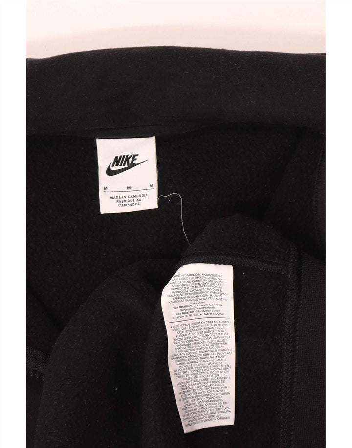 Nike Sweat à capuche zippé pour homme en coton noir moyen