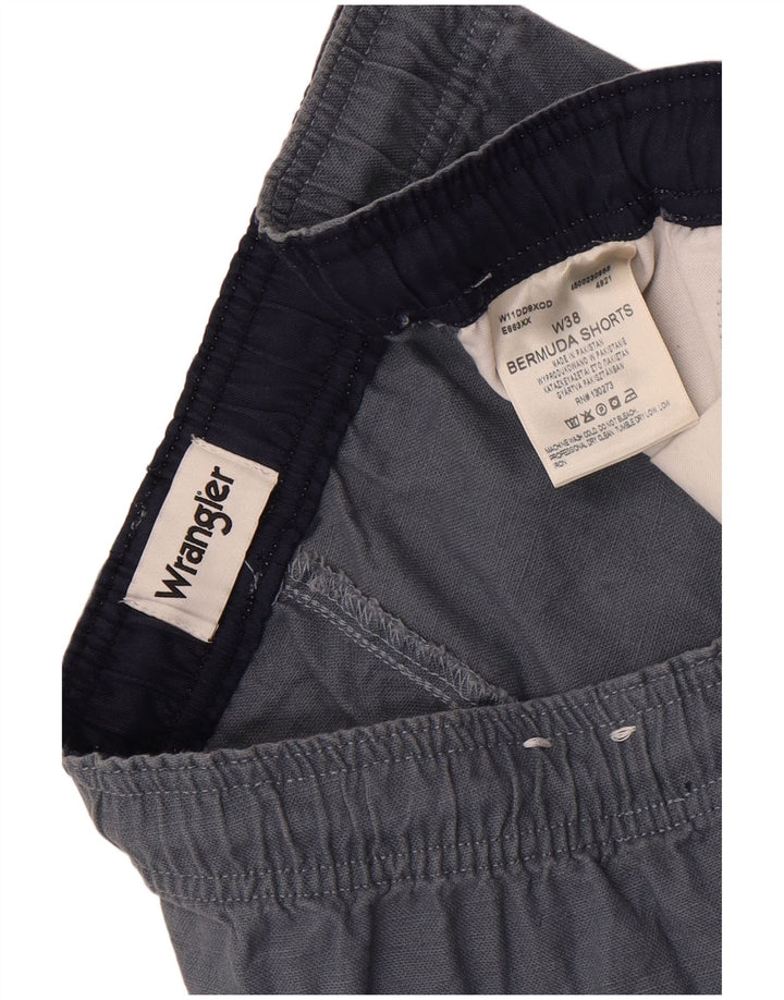 Wrangler Bermuda Homme W38 XL Gris Coton