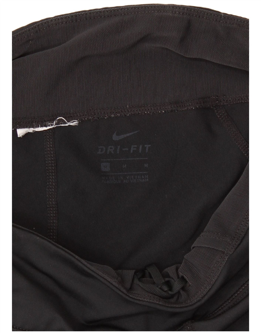 NIKE Womens Dri Fit Capri Leggings UK 12 Medium Black