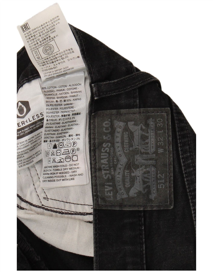 Levi's Jean 512 Slim Tapered Homme Gris Coton W32 L30