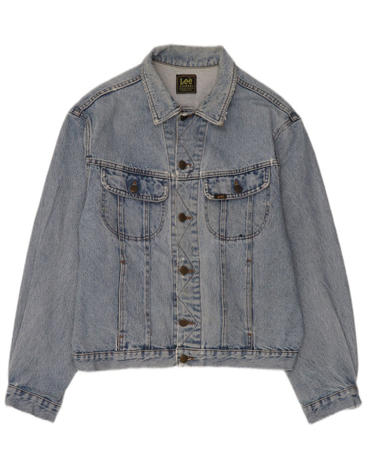 Lee Veste en jean Riders pour homme UK 40 Large Bleu