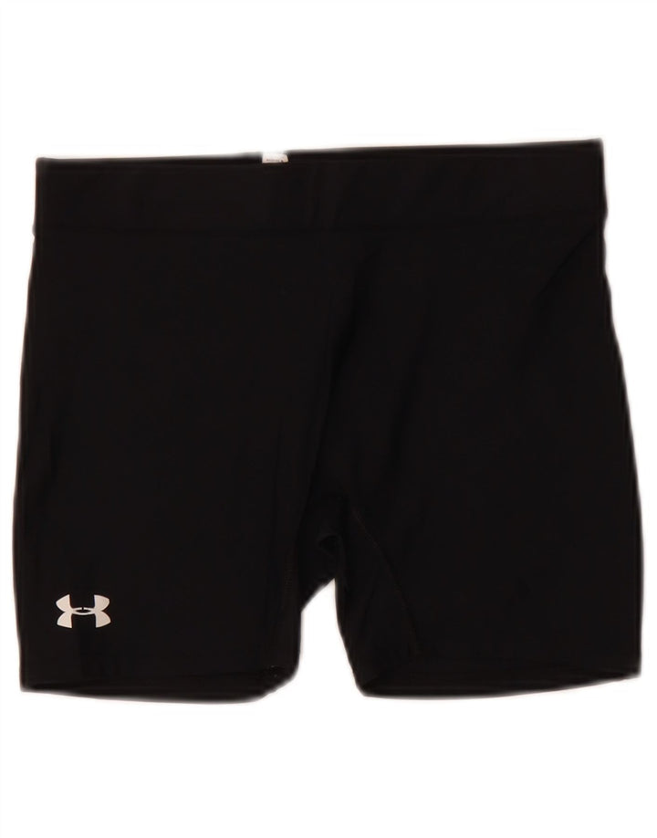Under Armour Short de sport pour femme UK 12 Medium Noir Nylon