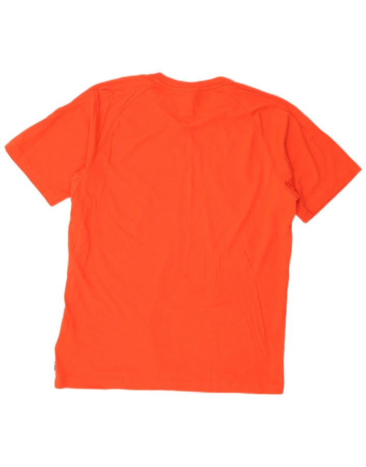Adidas T-Shirt Homme Haut Large Orange Coton