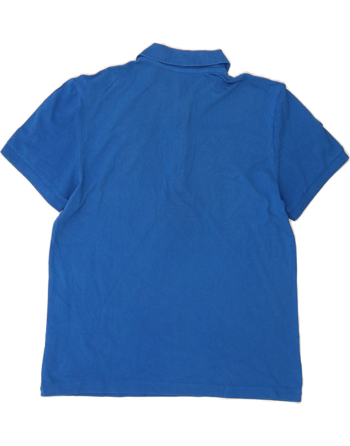 LOTTO Mens Polo Shirt Large Blue Cotton Vintage Lotto and Second-Hand Lotto from Messina Hembry 