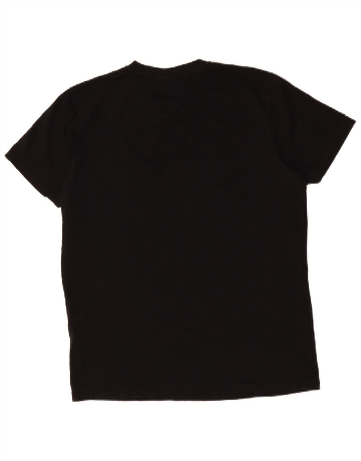 Diesel T-Shirt Graphique Homme Noir Moyen