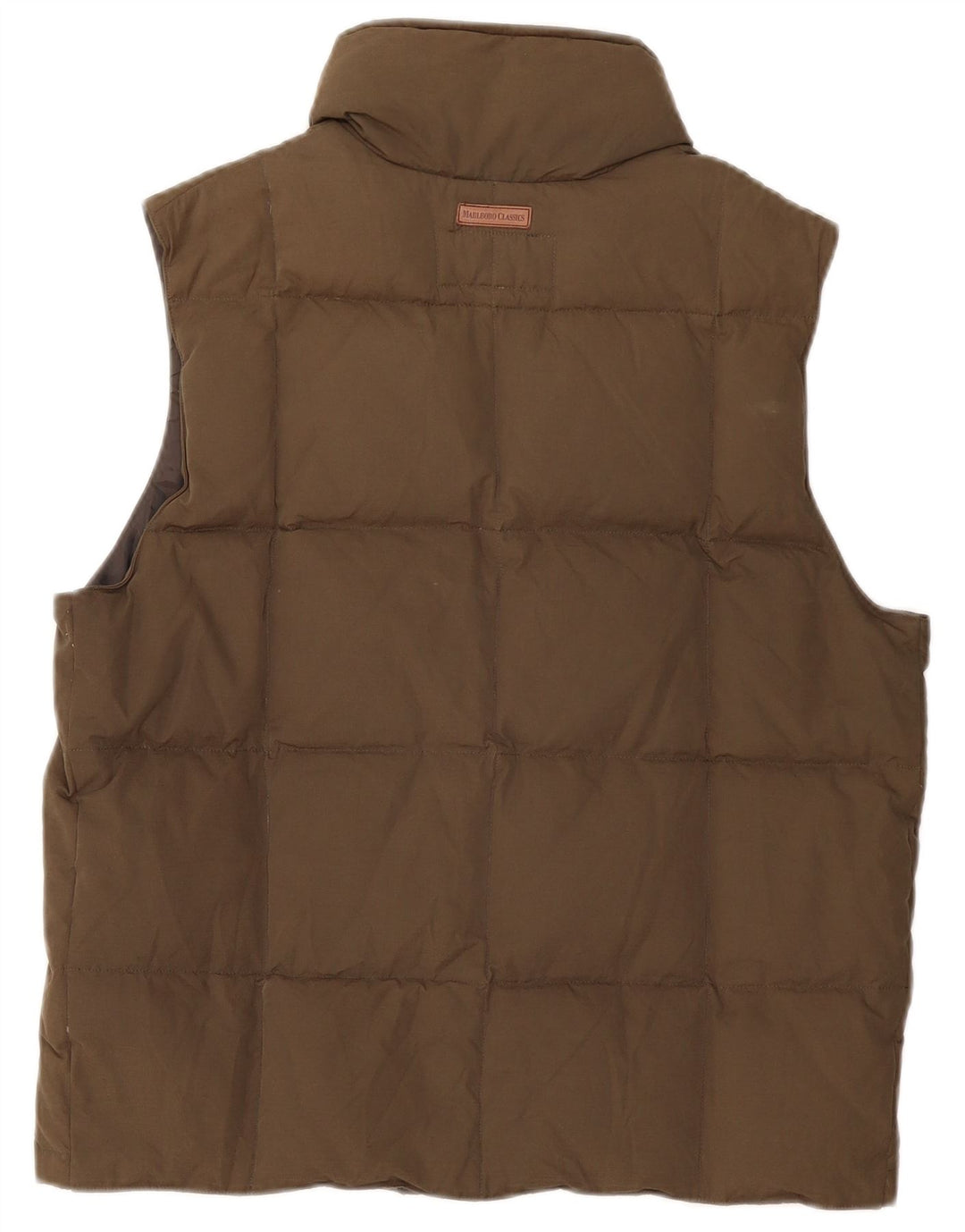 Marlboro Classics Gilet rembourré pour homme EU 46 Petit Kaki Polyester