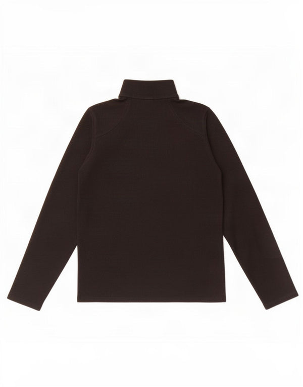 The North Face Pull polaire à col zippé pour femme UK 10 Small Noir Polyester