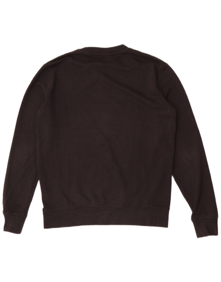 Ellesse Sweat-shirt graphique pour homme en coton noir Small