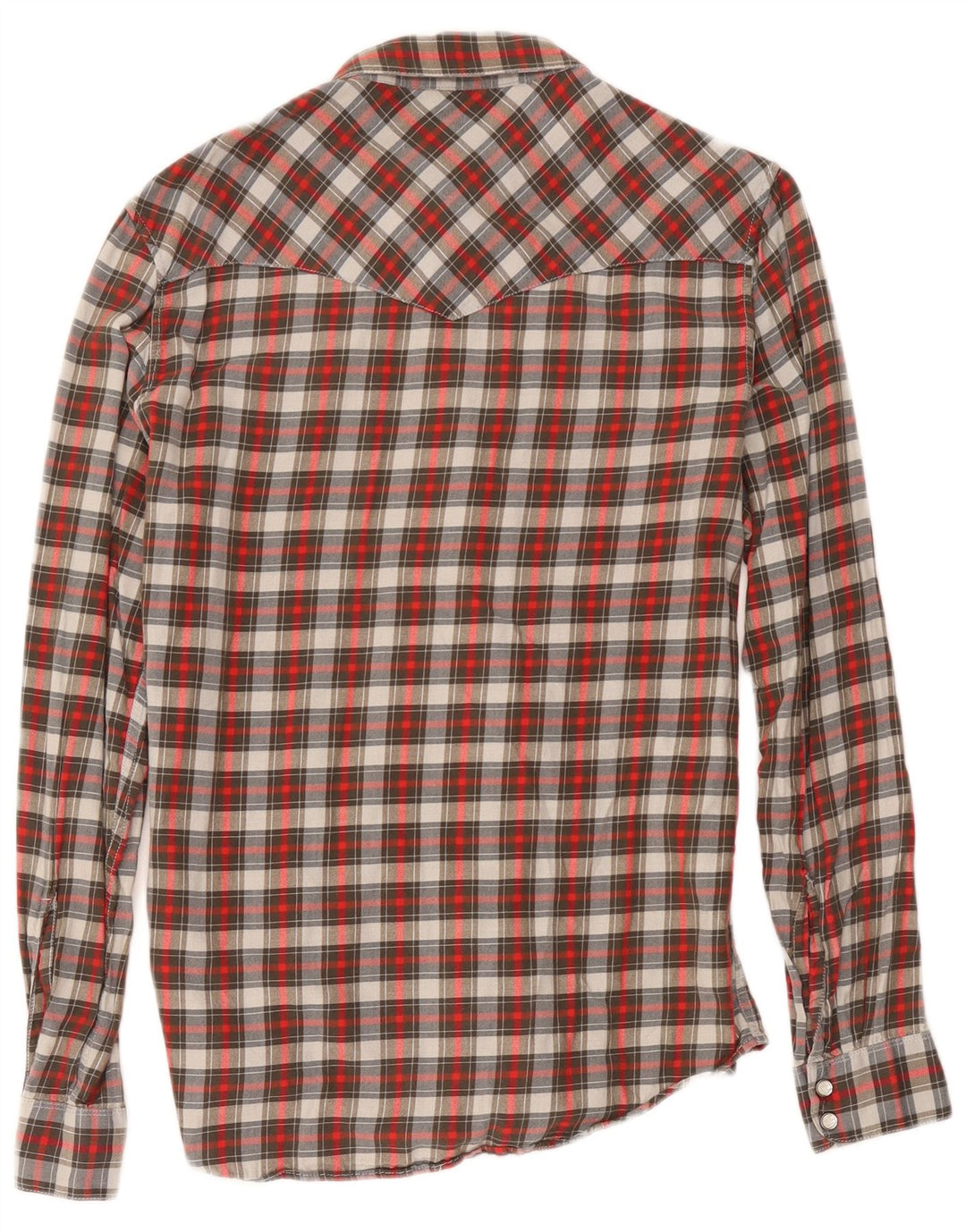 Levi's Chemise Slim Fit Flannel Homme Rouge Moyen Carreaux Coton