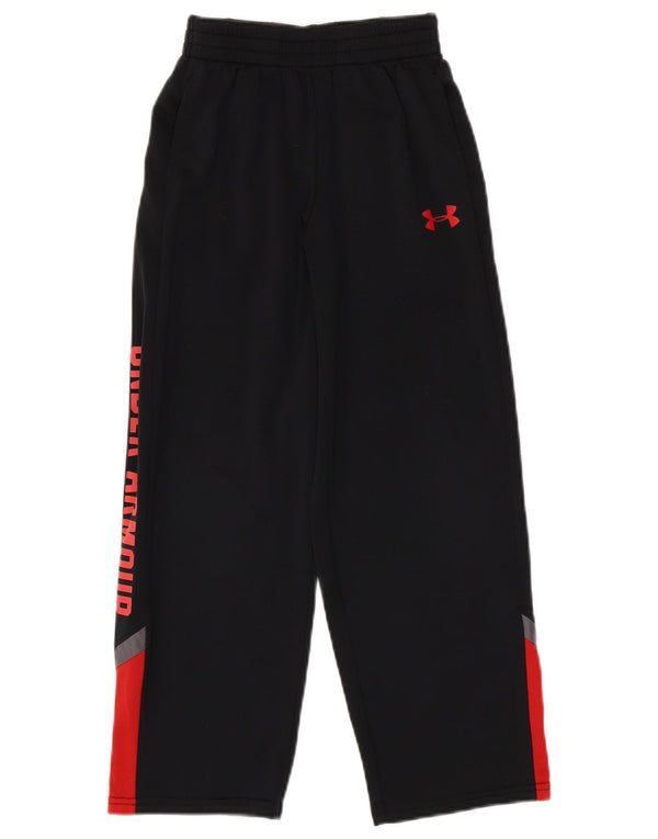 Under Armour Pantalon de survêtement pour garçon 7-8 ans Small Noir Colourblock