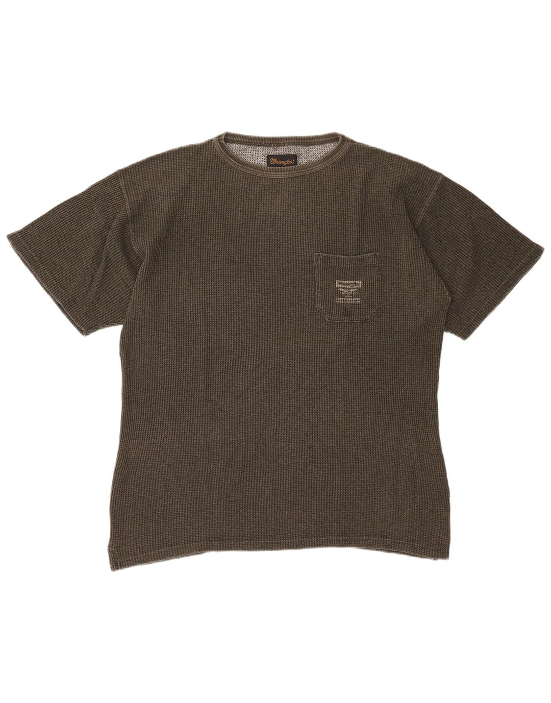 Wrangler T-Shirt Homme Haut Large Kaki Coton