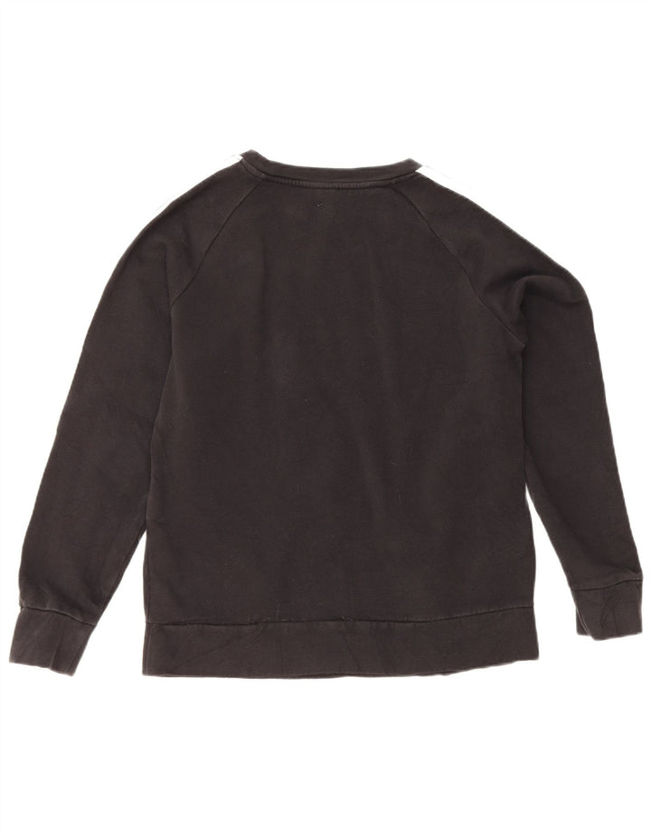 Adidas Sweat-shirt pour femme UK 12/14 en coton noir moyen