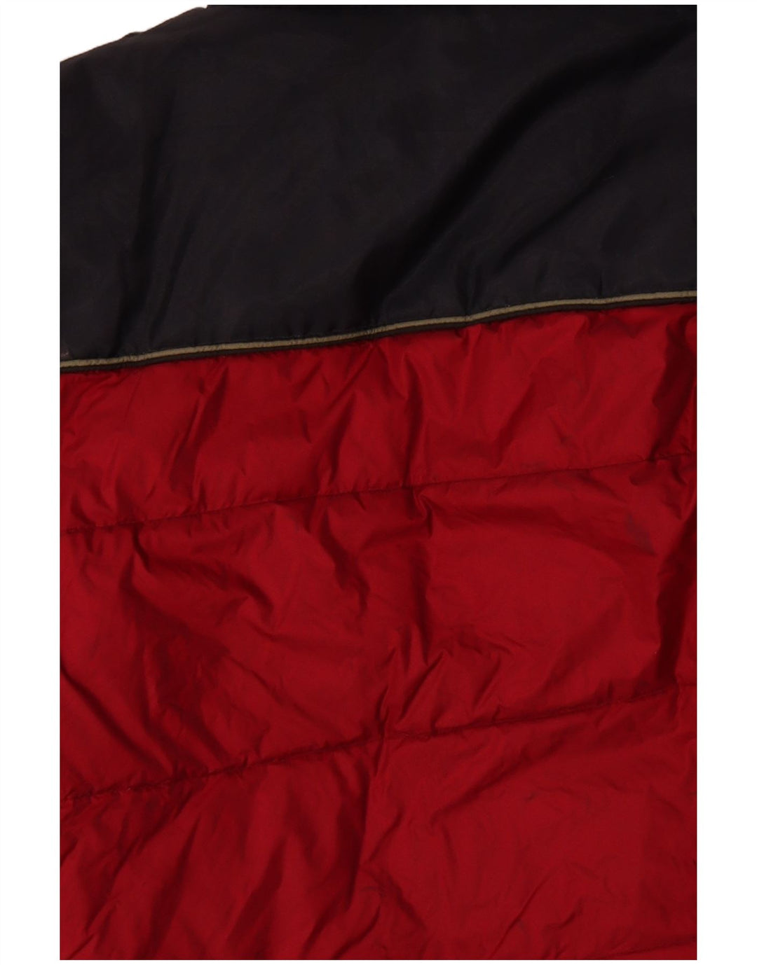BLEND Veste matelassée graphique coupe ample pour homme UK 40 Large Rouge Colourblock