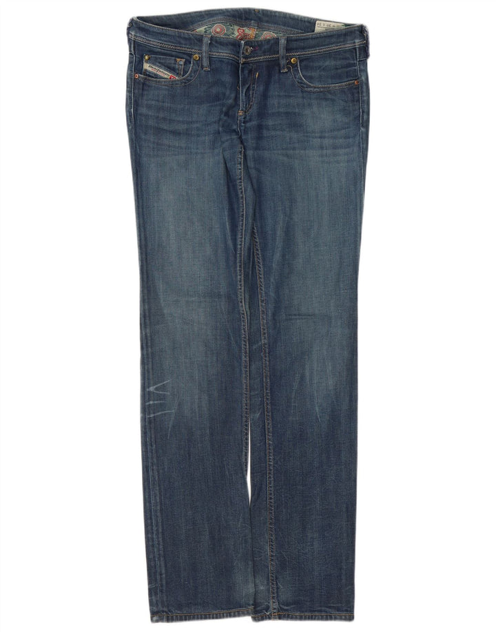 DIESEL Jean Lowky Droit Femme W30 L34 Bleu Coton