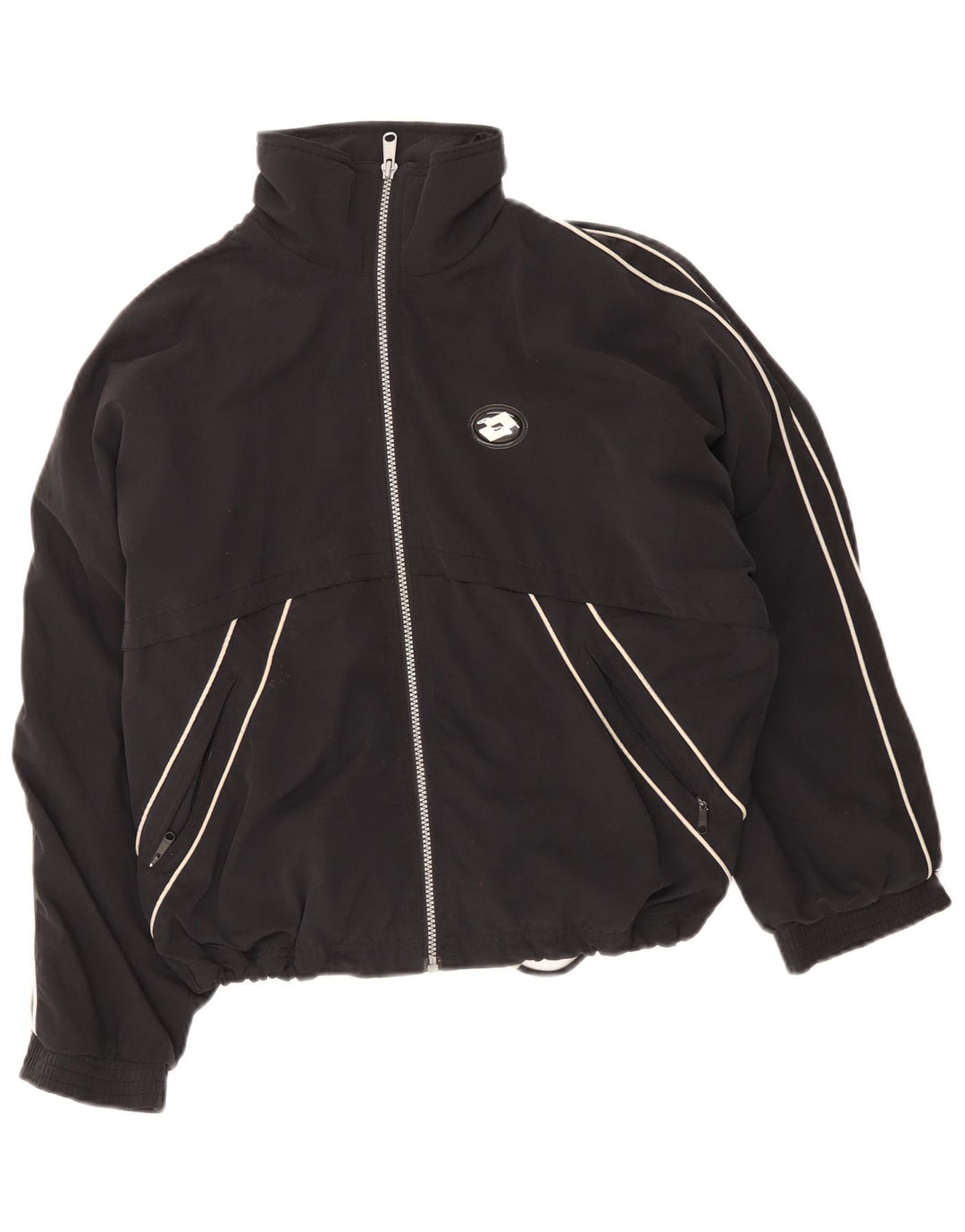 Lotto Veste de survêtement coupe ample pour homme XS Noir Polyester