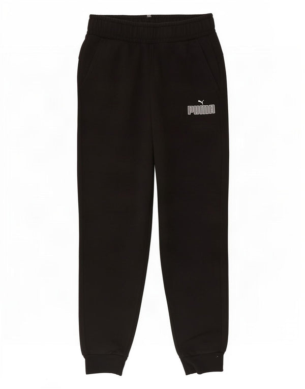 Puma Pantalon de Survêtement Graphique Garçon 13-14 ans Noir Coton