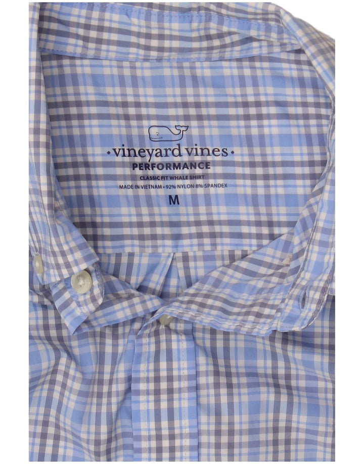Vineyard Vines Chemise Classique Homme Bleu Moyen à Carreaux Nylon