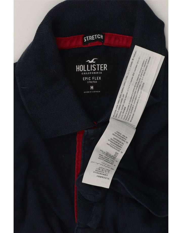 Hollister Polo Homme Bleu Marine Moyen Coton