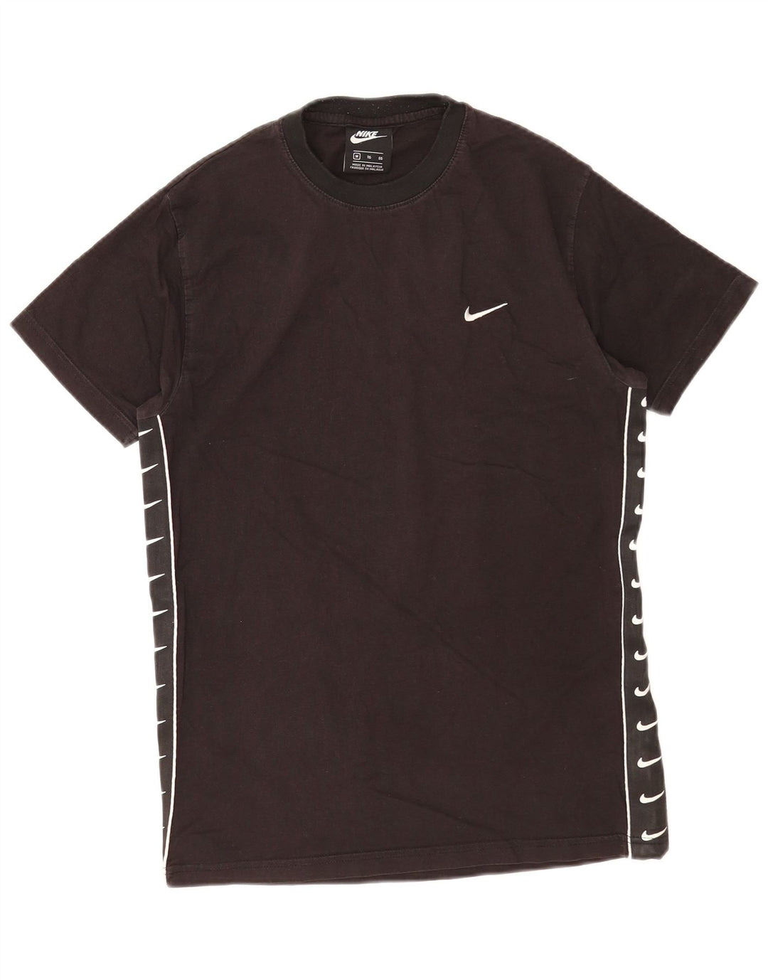 Nike T-shirt graphique pour homme en coton noir moyen