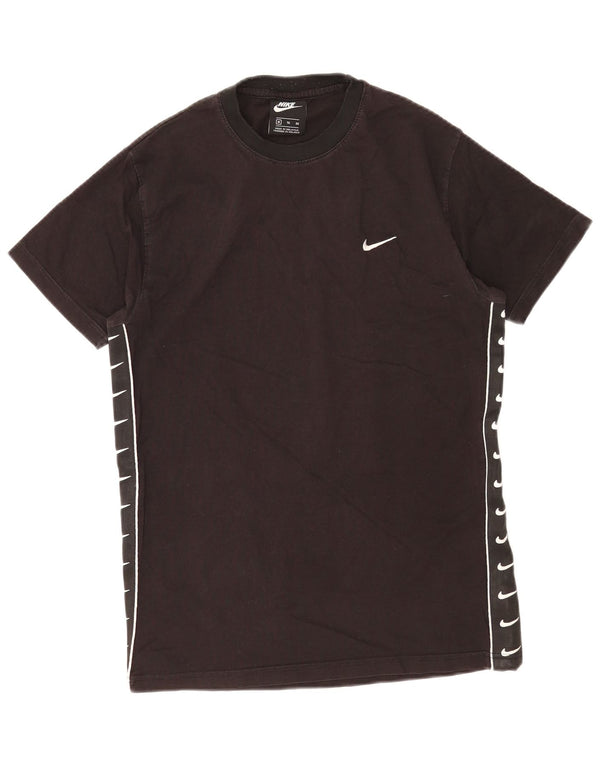 Nike T-shirt graphique pour homme en coton noir moyen