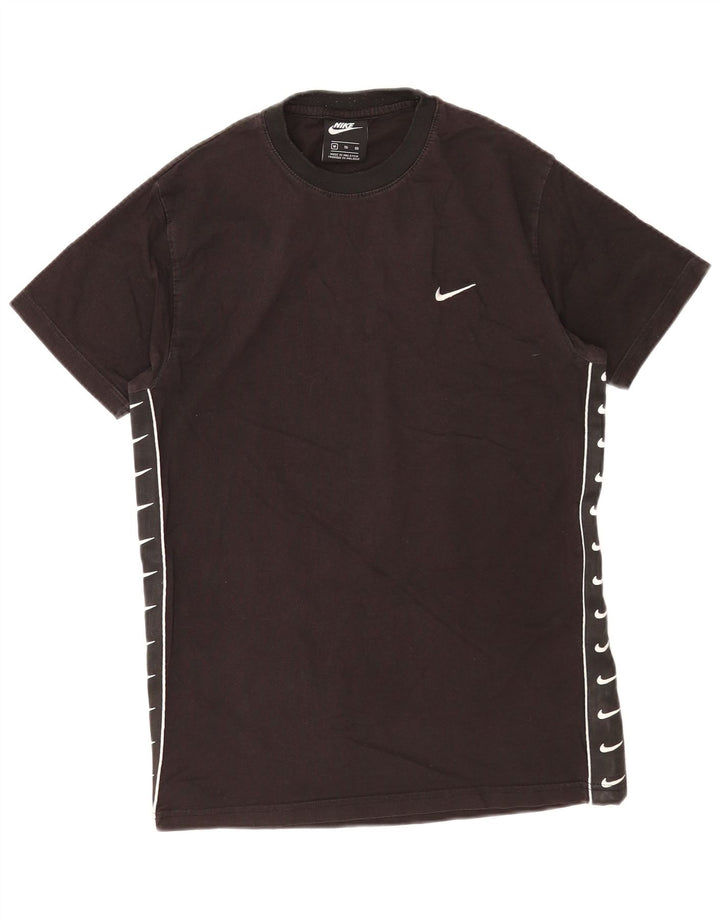Nike T-shirt graphique pour homme en coton noir moyen