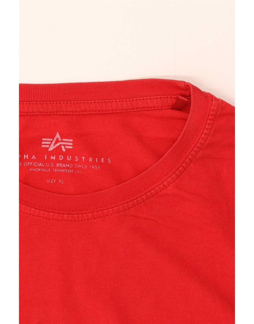 Alpha Industries T-Shirt Graphique Homme XL Rouge