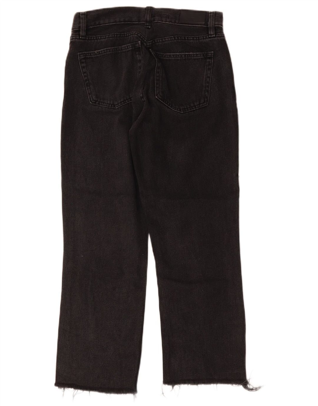 Jean droit femme vintage W30 L25 coton noir