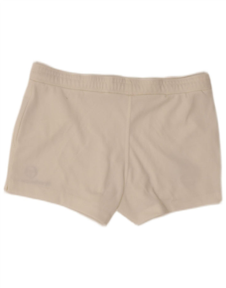 Sergio Tacchini Short de sport graphique pour homme EU 48 Polyester blanc moyen