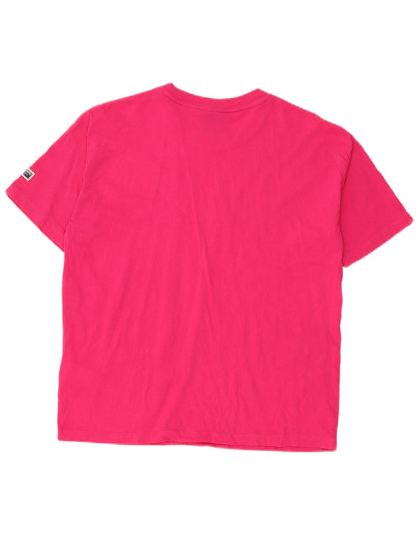 Superdry T-shirt graphique à manches courtes pour femme UK 8 Small Rose Polyester