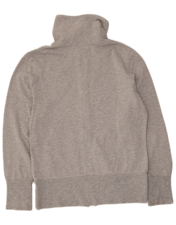 Brugi Veste de survêtement graphique pour femme UK 14 Gris moyen en coton moucheté