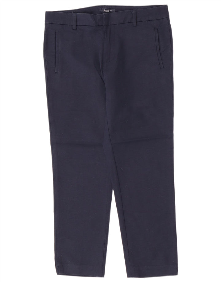 Tommy Hilfiger Pantalon court slim pour femme US 8 Medium W30 L24 Bleu marine