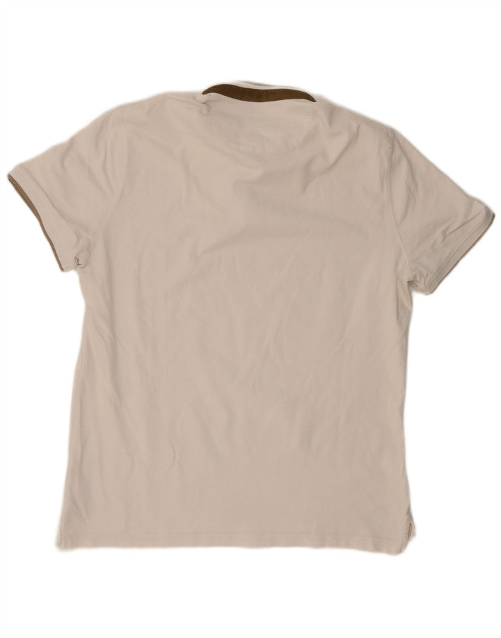 MASSIMO DUTTI Polo coupe décontractée pour homme XL Blanc