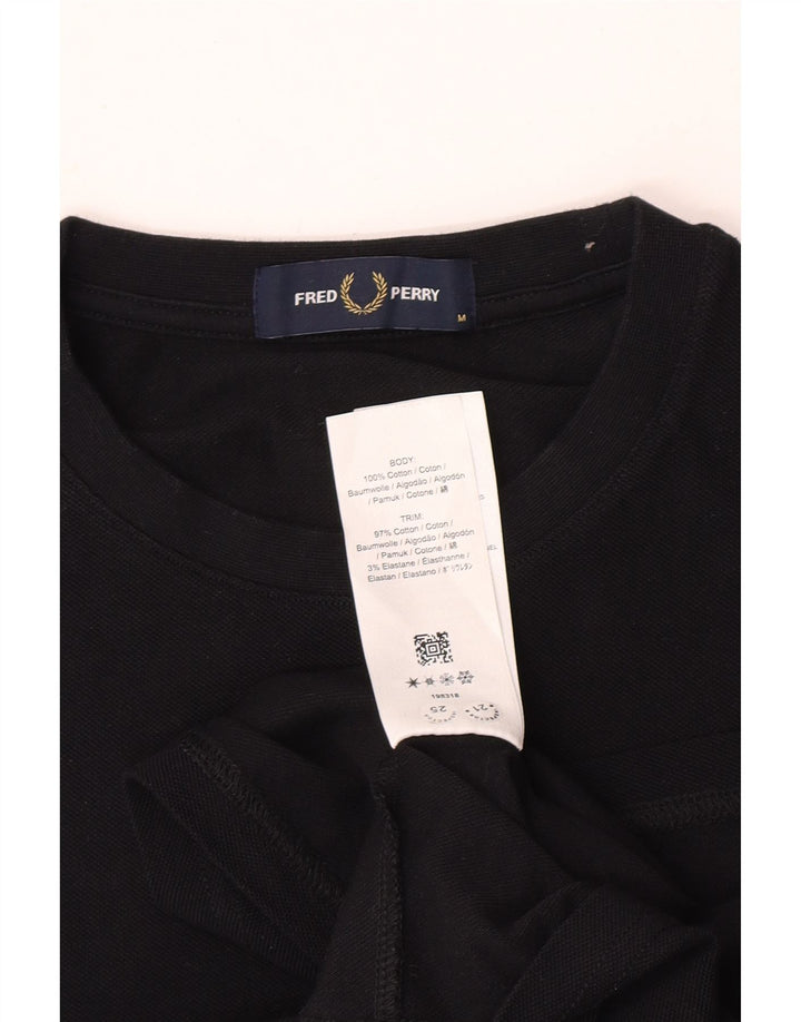 Fred Perry T-Shirt Homme Noir Moyen Coton Colorblock