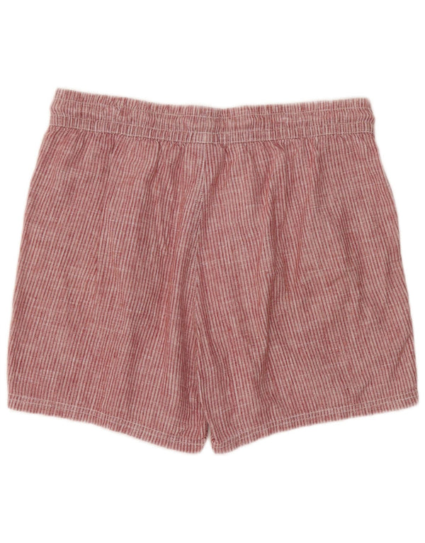 Little Kathmandu Short décontracté pour femme UK 12 Medium W32 Chanvre à fines rayures rouges