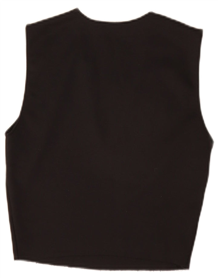 Zara Chemisier court sans manches pour femme UK 8 Small Noir