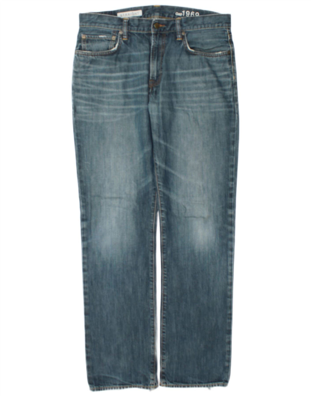 Gap Jean droit homme W34 L34 bleu coton