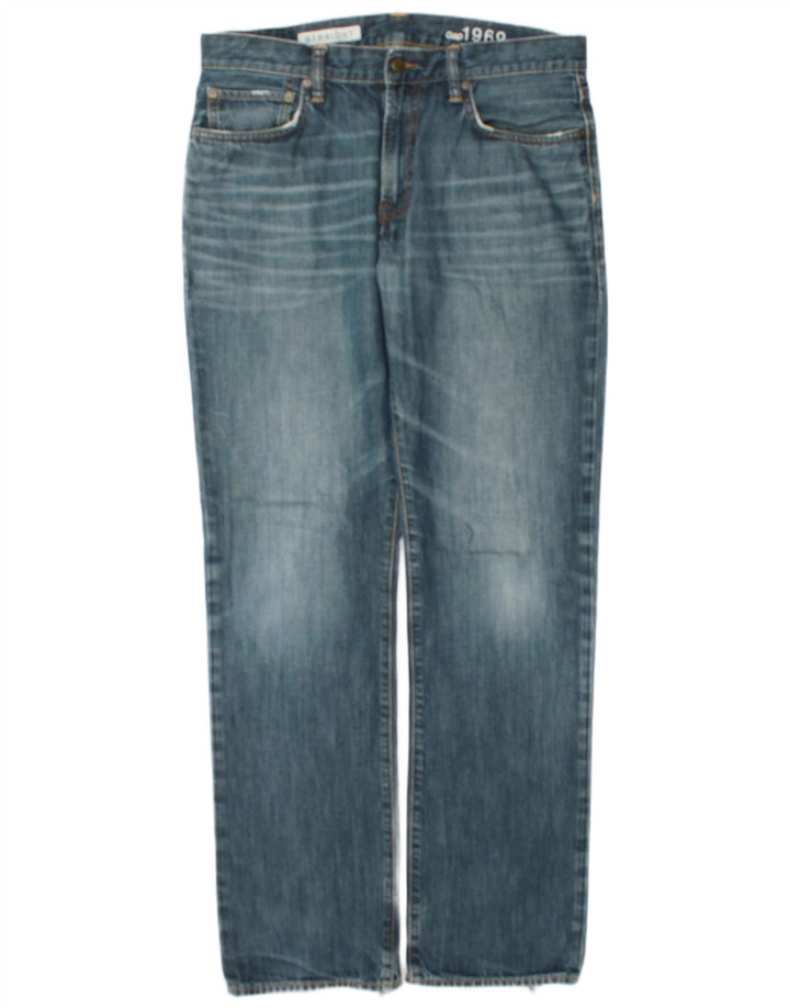 Gap Jean droit homme W34 L34 bleu coton